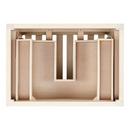 Signature Hardware Cottage White Floor Mount Vanity in Whitewash Pine 