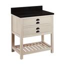 Signature Hardware Cottage White Floor Mount Vanity in Whitewash Pine 