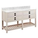 Signature Hardware Whitewash Pine Floor Mount Vanity in Whitewash Pine 