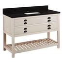 Signature Hardware Cottage White Floor Mount Vanity in Whitewash Pine 