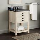 Signature Hardware Cottage White Floor Mount Vanity in Whitewash Pine 