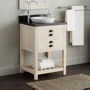 Signature Hardware Cottage White Floor Mount Vanity in Whitewash Pine 