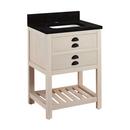 Signature Hardware Cottage White Floor Mount Vanity in Whitewash Pine 