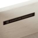 Signature Hardware Whitewash Pine Floor Mount Vanity in Whitewash Pine 