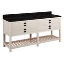 Signature Hardware Whitewash Pine Floor Mount Vanity in Whitewash Pine 
