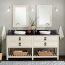 Signature Hardware Whitewash Pine Floor Mount Vanity in Whitewash Pine 