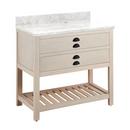 36 in. Floor Mount Vanity in Whitewash Pine