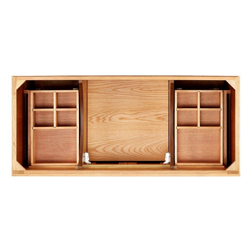 Signature Hardware White Oak 48 in. Floor Mount Vanity 