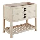 Signature Hardware Cottage White Floor Mount Vanity in Whitewash Pine 