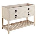 Signature Hardware Cottage White Floor Mount Vanity in Whitewash Pine 