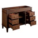 Signature Hardware Antique Coffee 48 in. Floor Mount Vanity 