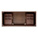 Signature Hardware Antique Coffee 48 in. Floor Mount Vanity 