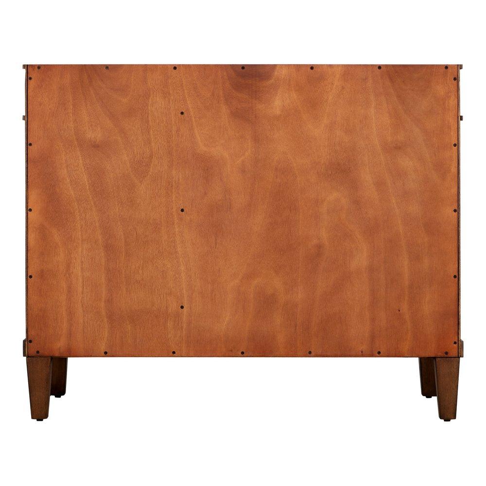 Signature Hardware Antique Coffee 42 in. Floor Mount Vanity 