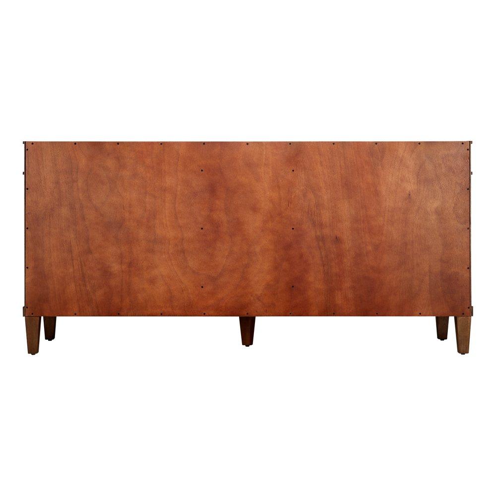 Signature Hardware Antique Coffee 72 in. Floor Mount Vanity 