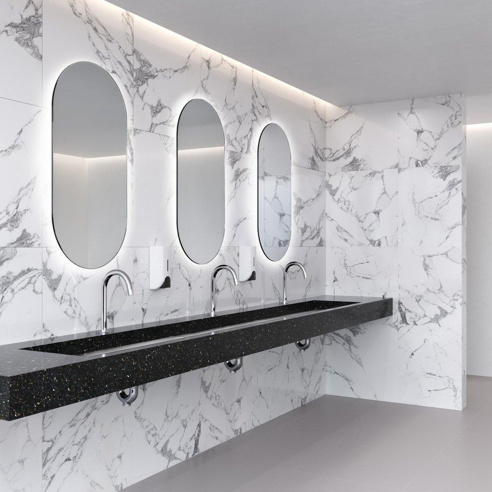 PROFLO® Chrome 0.5 gpm Single Hole Deck Mount Sensor Bathroom Sink Faucet 