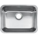 FHP Kindred Satin 24-3/4 x 18-3/4 in. No-Hole Stainless Steel Single Bowl Undermount Kitchen Sink 