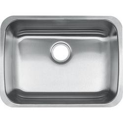 24-3/4 in. Undermount Stainless Steel Single Bowl Kitchen Sink in Satin