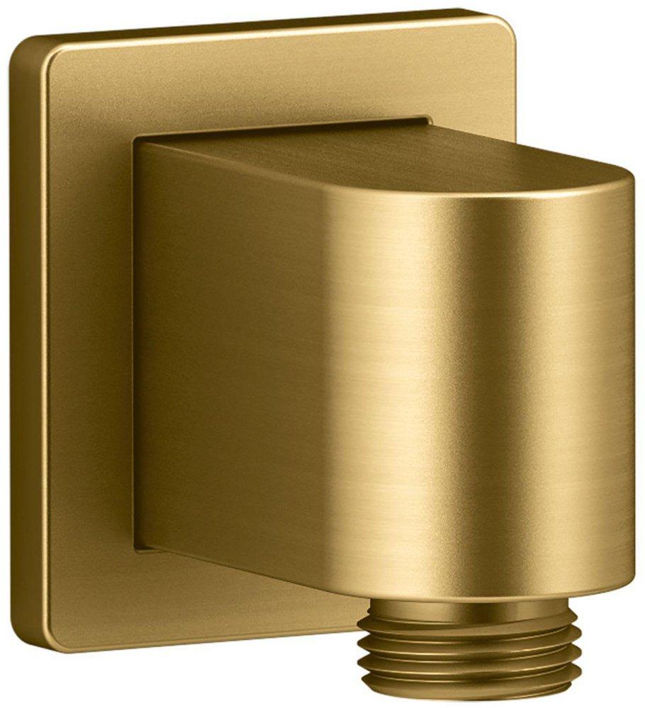 KOHLER Vibrant&reg; Brushed Moderne Brass 1/2 x 2 in. NPT Metal Elbow 