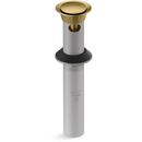 KOHLER Vibrant Brushed Moderne Brass 2-1/8 x 8-5/16 in. Bathroom Sink Drain 
