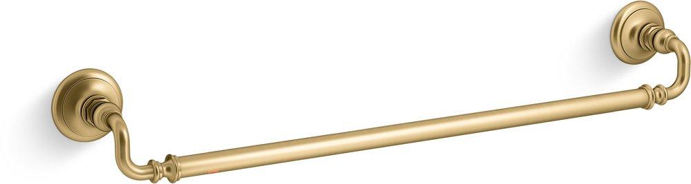 KOHLER Vibrant&reg; Brushed Moderne Brass 24 in. Towel Bar 