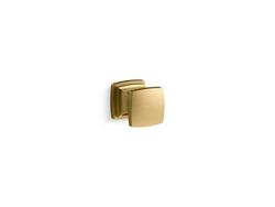 Cabinet Knob in Vibrant Brushed Moderne Brass