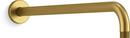 1/2 in. NPT Brass Rainhead Arm in Vibrant® Brushed Moderne Brass