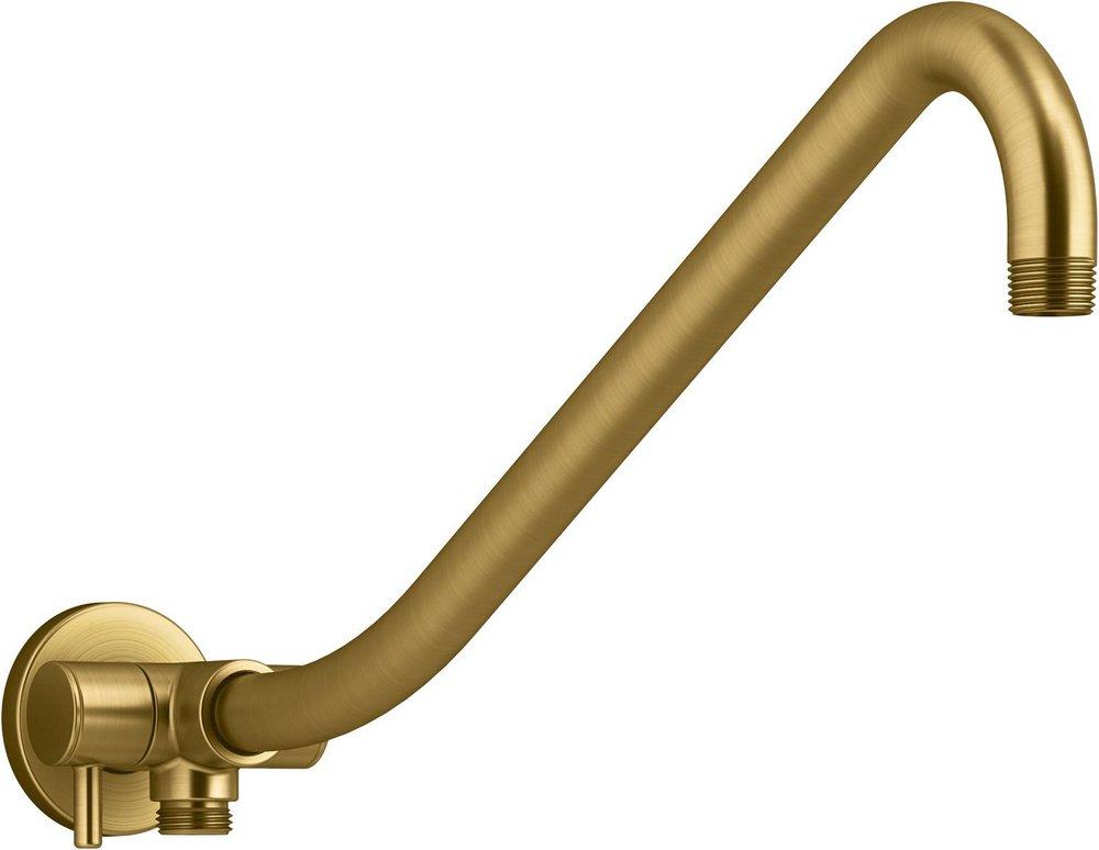KOHLER Vibrant&reg; Brushed Moderne Brass 18-1/20 in. Brass Rainhead Arm 