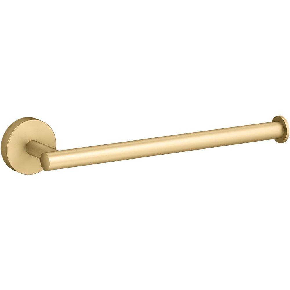 KOHLER Vibrant Brushed Moderne Brass 9-1/8 in. Towel Bar 