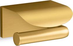 Wall Toilet Tissue Holder in Vibrant&reg; Brushed Moderne Brass