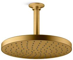 Single Function Showerhead in Vibrant&reg; Brushed Moderne Brass