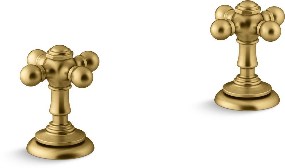 KOHLER Vibrant Brushed Moderne Brass 3-1/2 in. Metal Handle 