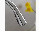 KOHLER Vibrant Brushed Moderne Brass Single Handle Pull Down Kitchen Faucet 
