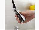 KOHLER Vibrant Brushed Moderne Brass Single Handle Pull Down Kitchen Faucet 