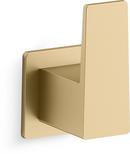 KOHLER Vibrant&reg; Brushed Moderne Brass 1-Hook Robe Hook 