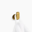 KOHLER Vibrant&reg; Brushed Moderne Brass 1-Hook Robe Hook 