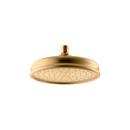 KOHLER Vibrant&reg; Brushed Moderne Brass Single Function Rain Showerhead 