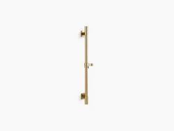24 in. Shower Rail in Vibrant&reg; Brushed Moderne Brass