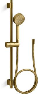 Multi Function Hand Shower in Vibrant Brushed Moderne Brass
