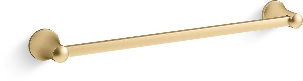KOHLER Vibrant&reg; Brushed Moderne Brass 18 in. Towel Bar 