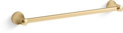18 in. Towel Bar in Vibrant&reg; Brushed Moderne Brass
