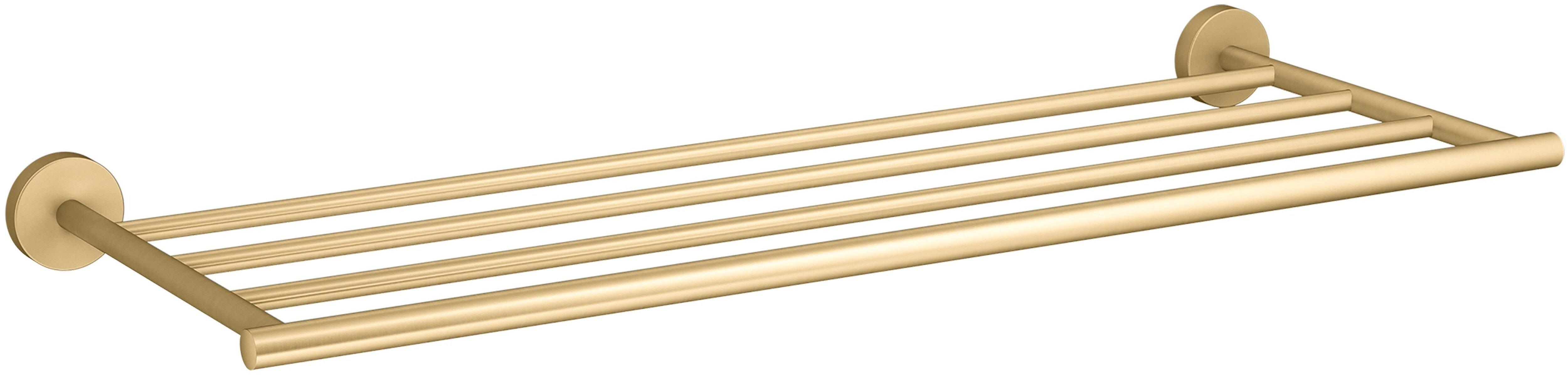 KOHLER Vibrant Brushed Moderne Brass 24 in. Towel Holder 