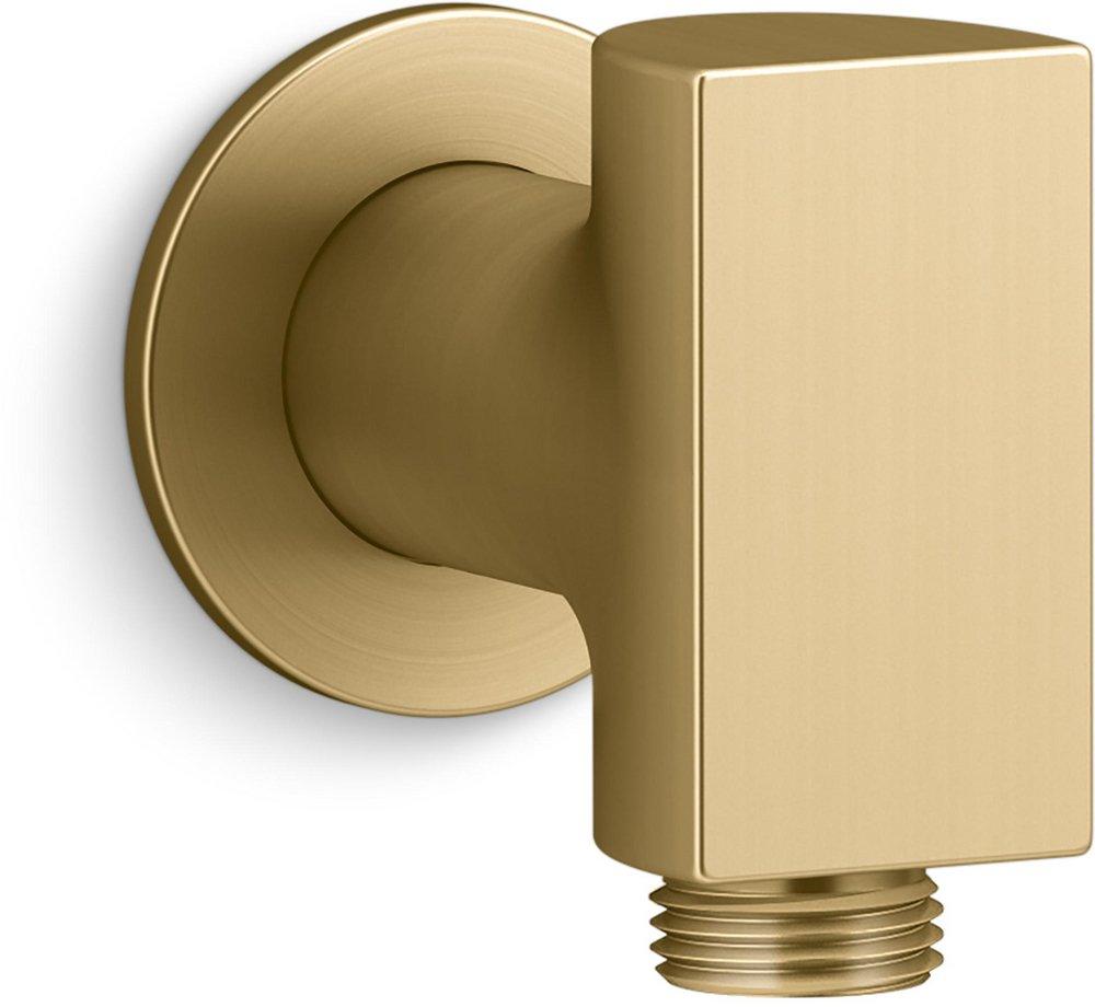 KOHLER Vibrant Brushed Moderne Brass 1/2 in. NPT Metal Supply Elbow 