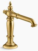 KOHLER Vibrant Brushed Moderne Brass Two Handle Widespread Bathroom Sink Faucet 