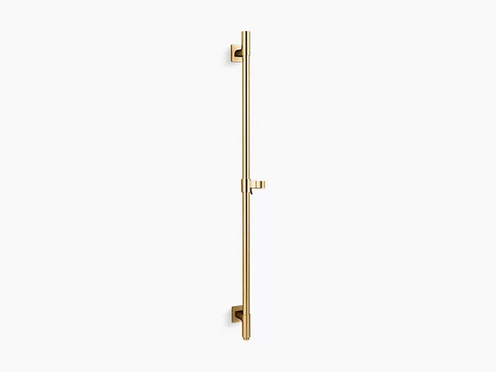 KOHLER Vibrant&reg; Brushed Moderne Brass 41-5/8 in. Shower Rail 