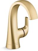 KOHLER Vibrant Brushed Moderne Brass Single Handle Centerset Bathroom Sink Faucet 