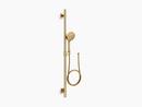 KOHLER Vibrant&reg; Brushed Moderne Brass Multi Function Hand Shower 