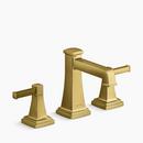 Two Handle Widespread Bathroom Sink Faucet in Vibrant® Brushed Moderne Brass