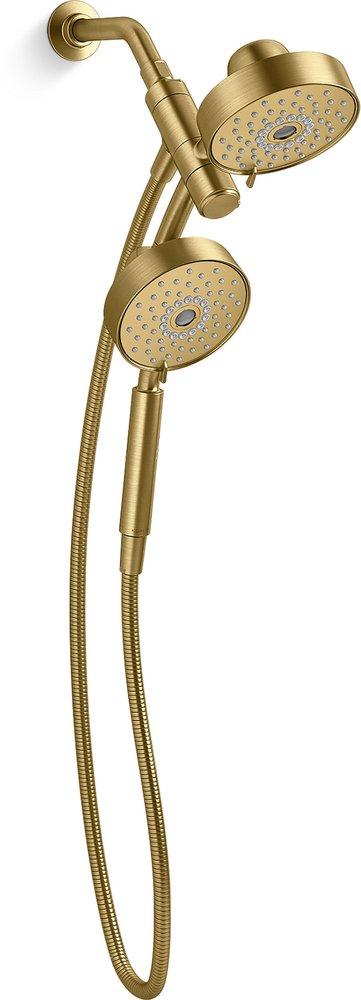 KOHLER Vibrant&reg; Brushed Moderne Brass Multi Function Hand Shower 