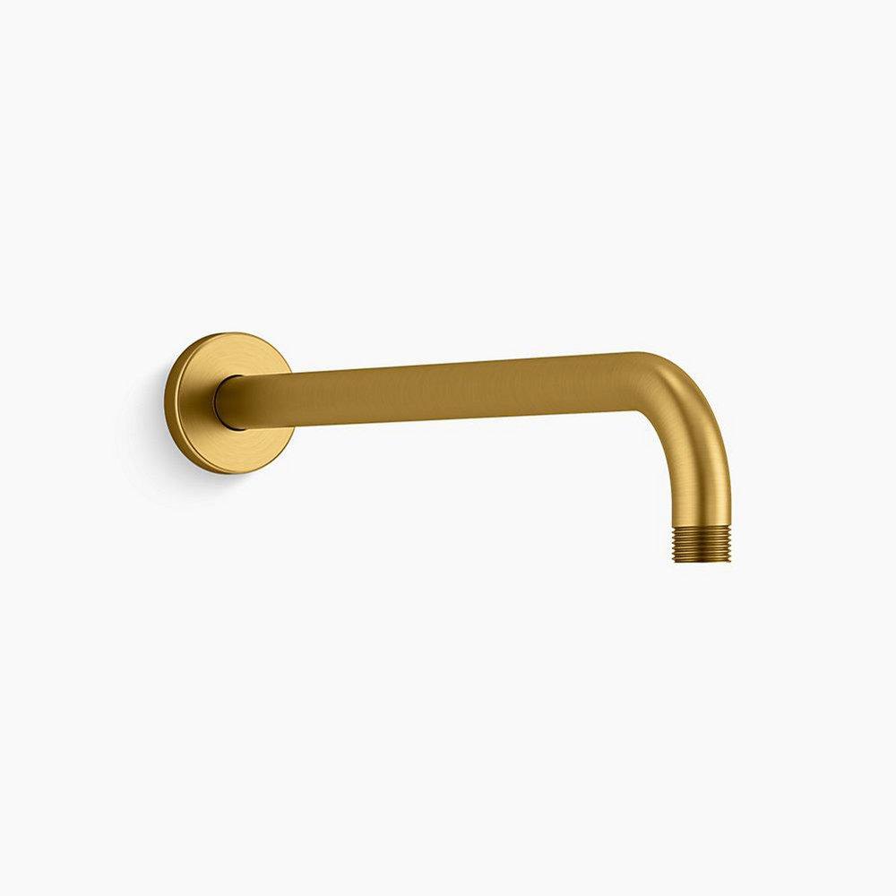 KOHLER Vibrant Brushed Moderne Brass 1/2 in. NPT Brass Rainhead Arm 