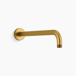 1/2 in. NPT Brass Rainhead Arm in Vibrant Brushed Moderne Brass